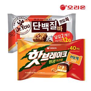 [오리온]닥터유 단백질바 한입쏙/핫브레이크 미니 한입쏙