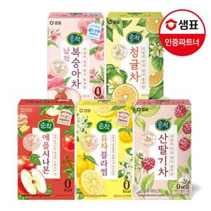 샘표 순작 콜드브루 0kcal 과일허브티 5종 20T 2+1개 골라담기