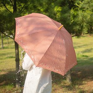 비오면 꽃잎색이 변하는 꽃비우산 1개 / 벚꽃우산 장우산