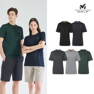 [밀레 골프]밀레골프 24SS 최신상 고기능성 라운드 티셔츠 5종