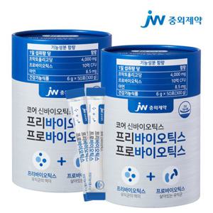 JW중외제약 코어 프리바이오틱스 프로바이오틱스 유산균 2통