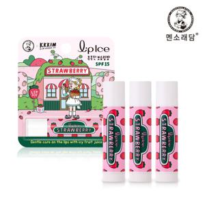 [멘소래담] 립아이스 립밤 딸기 KKKIM 3.5g x3개