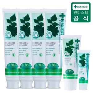 덴티스테 플러스화이트 치약 160g*4개+60g*1개+20g*1개