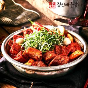 [짚신] 10분 완성 짚신 매운 갈비찜 700g X 2팩 (3~4인분)