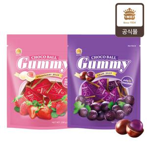 정가 25900원 이메이 공식 구미 초코볼 포도맛 + 딸기맛 238g