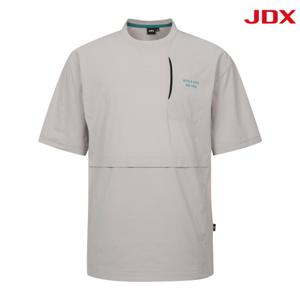 [JDX 신상] 남성 경량 오버핏 반팔 티셔츠 (베이지)