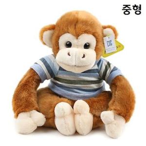 다크 원숭이 봉제인형 25cm 줄무니 티셔츠 인테리어 (W7383F4)