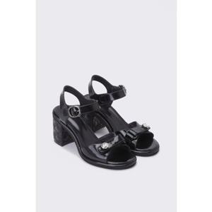 Quilting point sandal(black) DG2AM24009BLK