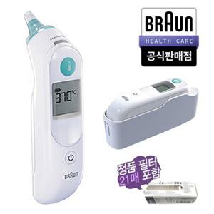 [SSG]브라운 귀 체온계 IRT-6030 (필터21개 포함) 체온계