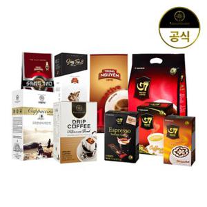 G7 커피 파격특가 모음 / 블랙커피 / 3IN1 믹스커피 / 드립커피 / 카푸치노