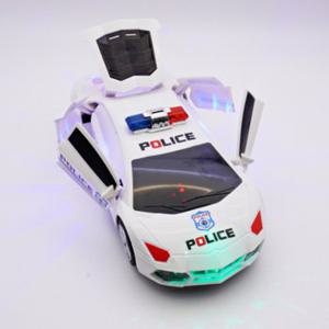 LED 움직이는 경찰차 빙글빙글 미러볼 회전 변신 자동차 장난감 미니카 선물