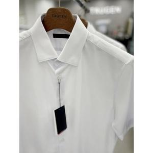 남자 이지케어 링클프리 드리치 에어로쿨 스트레치 기본 화이트 여름 반팔 캐주얼 와이셔츠