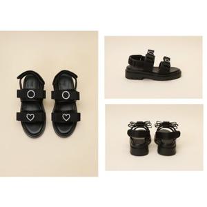 [슈콤마보니] Ribbon point sandal(black) DG2AM24011BLK