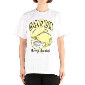 [가니] 24SS (T3768 BRIGHT WHITE) 여성 반팔 티셔츠