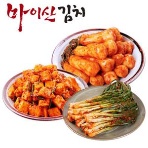 [한국농협김치] 전북 마이산김치 맛남3종10호 총각김치/깍두기/파김치 각1kg