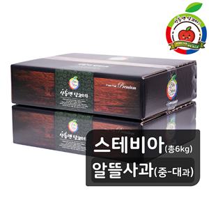 [스테비아알뜰사과] 산들앤 스테비아 2 box(총6kg)