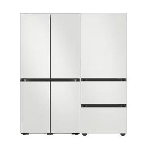 [삼성] 비스포크 냉장고 김치냉장고 세트 RF60C9012AP+RQ33C74B2AP(메탈)