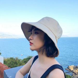 [마롱패션]Fe 여성 벙거지 사계절 모자 패셔너블 무지 버킷 햇