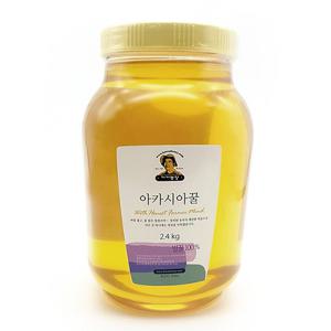 [자연맛남 꿀] 국내산 천연 아카시아꿀2.4kg