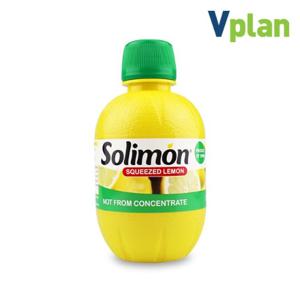[브이플랜] 솔리몬 스퀴즈드 레몬즙 레몬 원액 주스 수 물 차 280ml