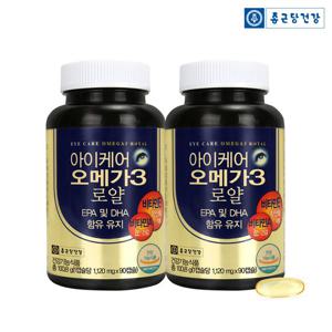 [종근당건강] 아이케어 오메가3 로얄 2병(6개월분)
