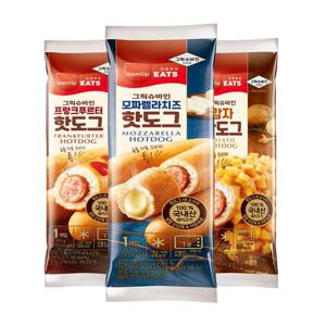 냉동 그릭슈바인 핫도그 30봉 (프랑크/감자/모짜렐라)