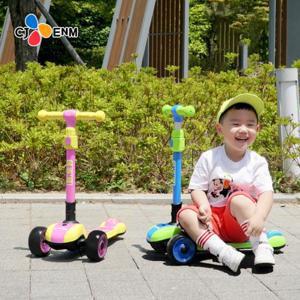 CJ ENM 신비아파트 어린이 유아 킥보드 접이식 씽씽이 씽씽카 퀵보드 LED