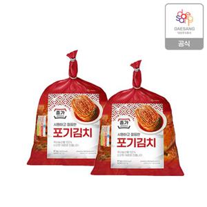 (기획)종가 포기김치 8kg (4kg x 2)