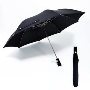 [신연]2단 자동 솔리드 무지 우산 블랙  튼튼한우산 2단우산 고급우산