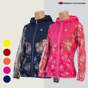 [마운틴가이드]봄,여름등산복/단체복/점퍼 여성 망사 바람막이자켓 MZW-J202-042