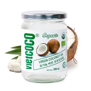비엣코코 버진 유기농 코코넛오일 1병 500ml 베트남 직수입오일