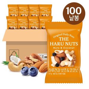 [하루견과] 넛츠&코코넛 20gx100봉 /구운코코넛칩/건블루베리/브라질넛 외