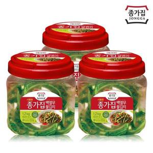 갤러리아_종가 백열무물김치1.2kg x 3