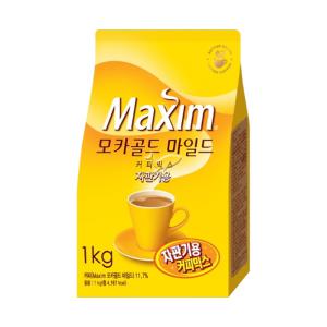 맥심 모카골드 마일드 커피믹스 자판기용 1kg/ 6개