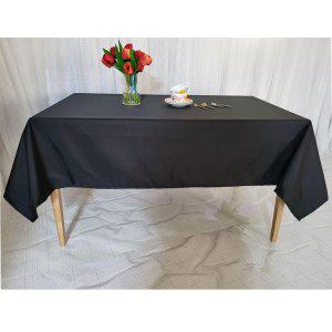 방수 식탁보 테이블보 블랙 검은색 탁자 크기 170x 75 전시 학교 유치원 졸업