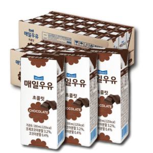 매일우유 멸균 초코 초콜릿 사계절 아이간식 200mlx48팩