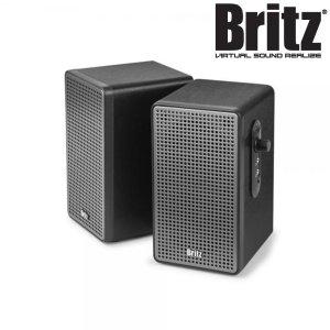 브리츠 BZ-MS2000 스피커 2채널 헤드셋단자 AUX 볼륨조절 USB전원 MP3 노트북 PC
