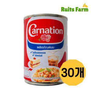 [루츠팜]태국 카네이션 무가당 연유 405gX30개 카네이션밀크 베이킹용 요리용 우유