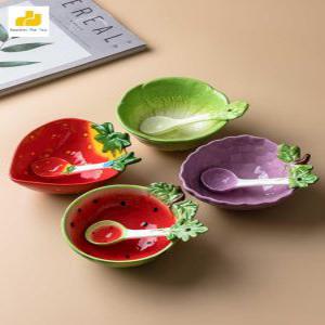 화채 그릇 그릭요거트볼 팥빙수 요플레 수박 시리얼볼 과일모양 샐러드보울