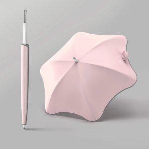 패션 장우산 파스텔 튼튼한 공주풍 핑크 수동우산 3단자동우산