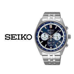 세이코 SEIKO 크로노그래프 블루 메탈 남성 남자 쿼츠 손목시계 SSB427