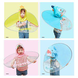 무배 UFO 유아 어린이 패션 우의 동물 우비 레인코드