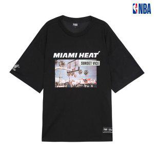 [NBA] 유니 실사프린트 메쉬 티셔츠 (N202TS224P)