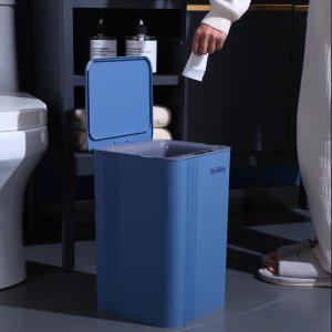 스마트 인덕션 쓰레기통 주방 욕실 방수 자동 센서 LED 조명 가정 청소 20L