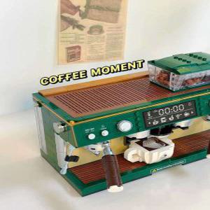 카페 카운터 커피 머신 블록 장식 커피머신 미니어쳐