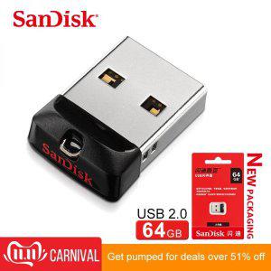 3.0 USB 메모리 3.2 드라이브 대용량 C타입 귀여운 오리지널 SanDisk CZ33 Cruzer Fit 미니 16GB 32GB 64GB