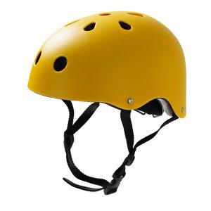 블루썬 전동 킥보드 스케이드보드 라이딩 보호 헬멧 M 옐로우