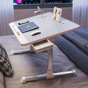 모션데스크 접이식 리프트 높이조절 책상 침대 소형 테이블
