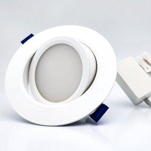 룩스램 LED 3인치 4인치 슈퍼플리커프리 매입등 확산형 COB 플리커프리 DC타입
