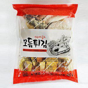 그린쉘 모듬튀김 스페샬A 600g /오징어링/게맛살/새우